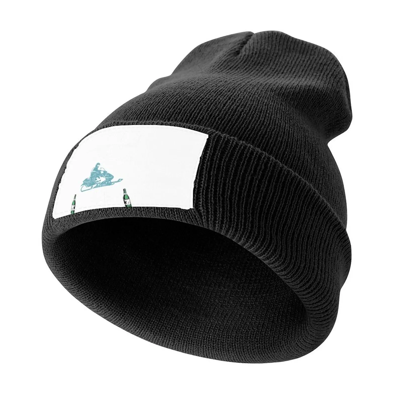 

funny snowmobile beer sled racing novelty Knitted Cap Ball Cap Golf Hat Man Women's Hats Men's