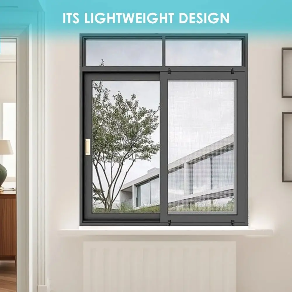 24 قطعة مع مسامير نافذة مقاطع الشاشة تصميم الأوفست مقاومة الطقس شاشة مقاطع الباب مقاطع نافذة العاصفة العالمية #2