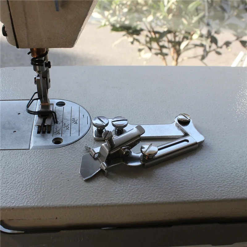 New Sewing Machine Foot Multifucntional Rule Seam Guide Hemmer Hem Guide Industrial Lockstich Walking Foot Sewing Machine Folder