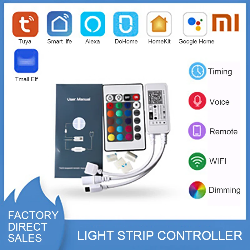

LED strip light, self-adhesive, freely cut, embedded background wall, wardrobe, 24V high brightness flicker free, ambient linear