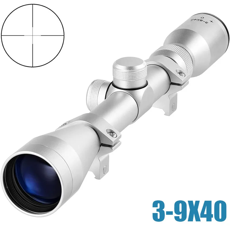 3-9x40 Telescopic Sight for Hunting Riflescope Crosshair Optical Sights 11/20mm Rail Air Rifle Scope Shooting Accessories