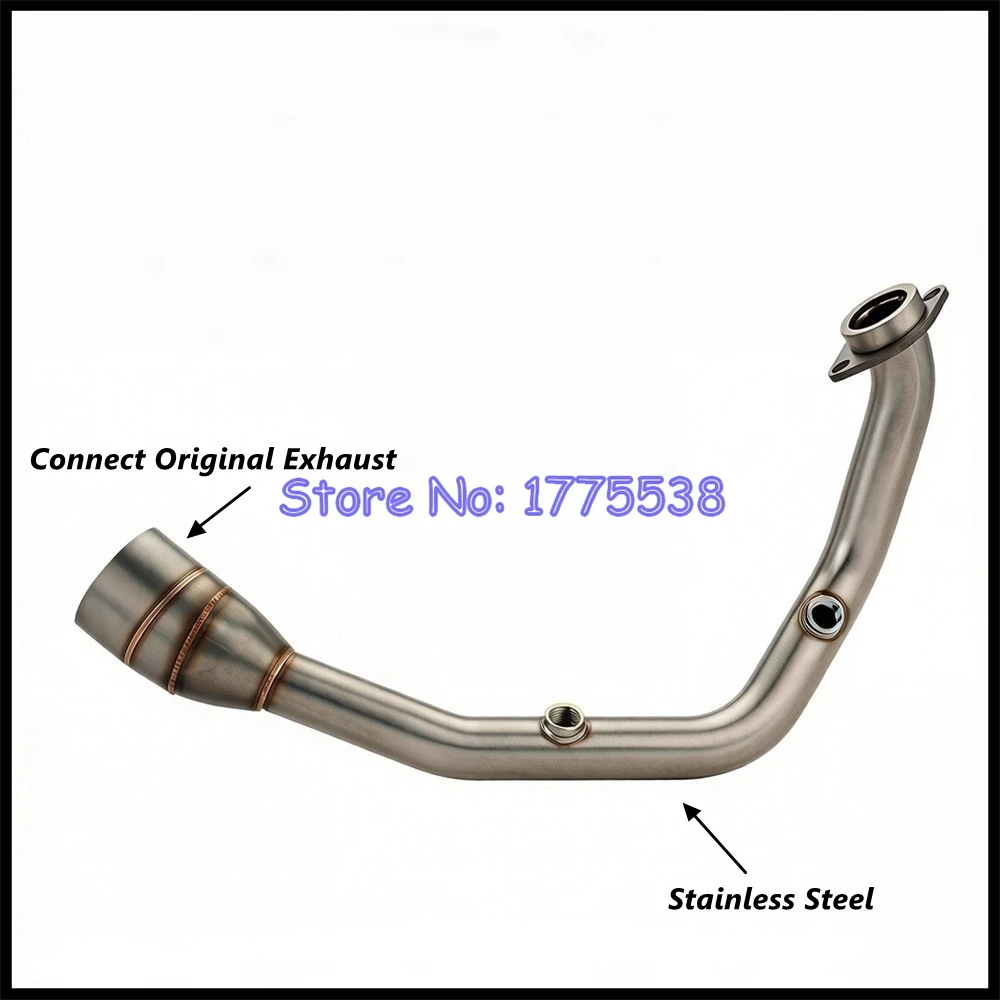 For KTM 250 390 Adventure 2025 for KTM 390 Adventure R 390 Adventure X 2025-2026 Motorcycle Exhaust Header Manifold Connector