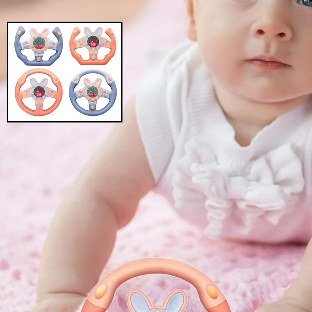 Interactive Portable Toy Steering Wheel for Children Ages 2 And Up