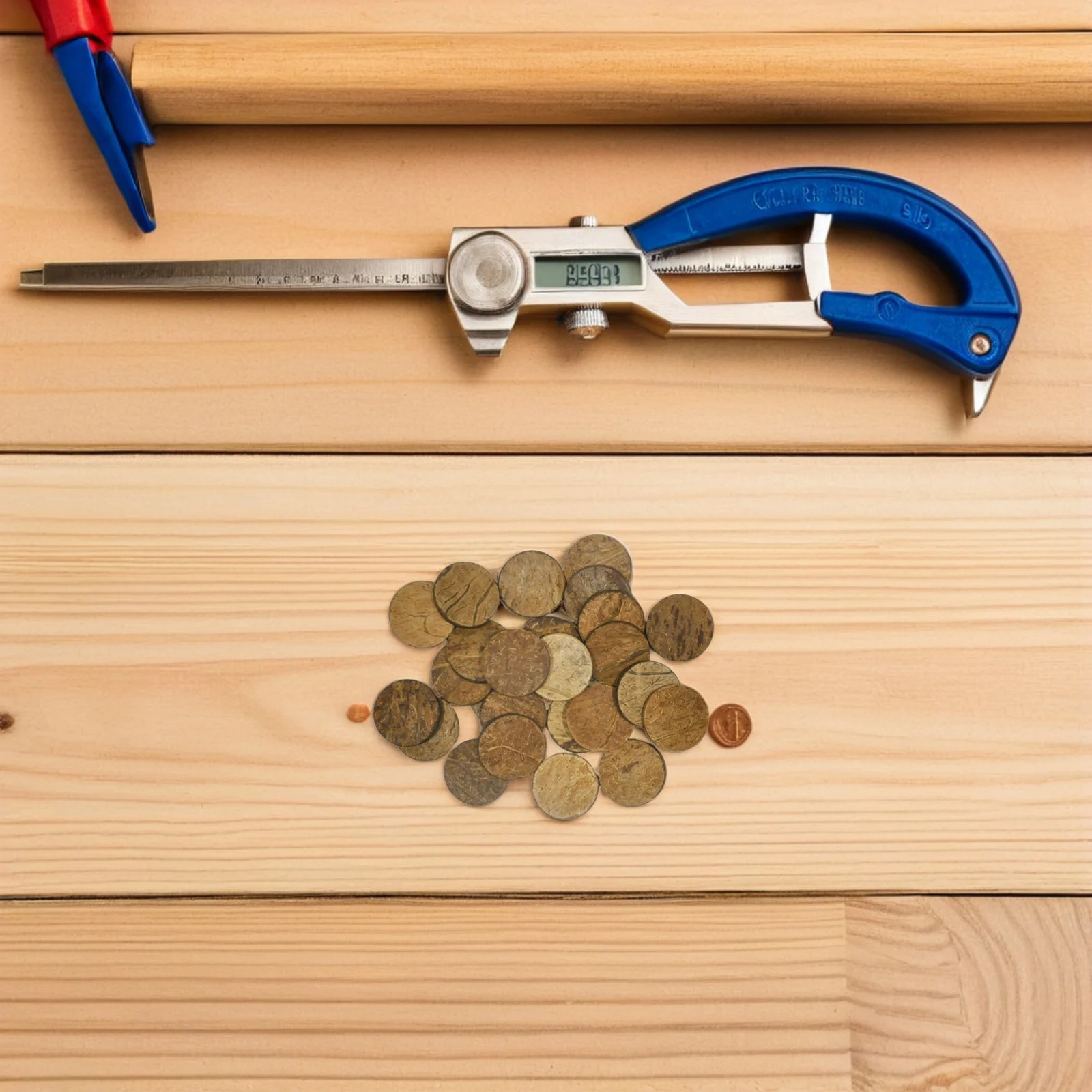 

50Pcs Moss Round Slices Polished Coconut Shell Discs for Fish Tank Nature-Like Scenery DIY Elements Scene Creation Set