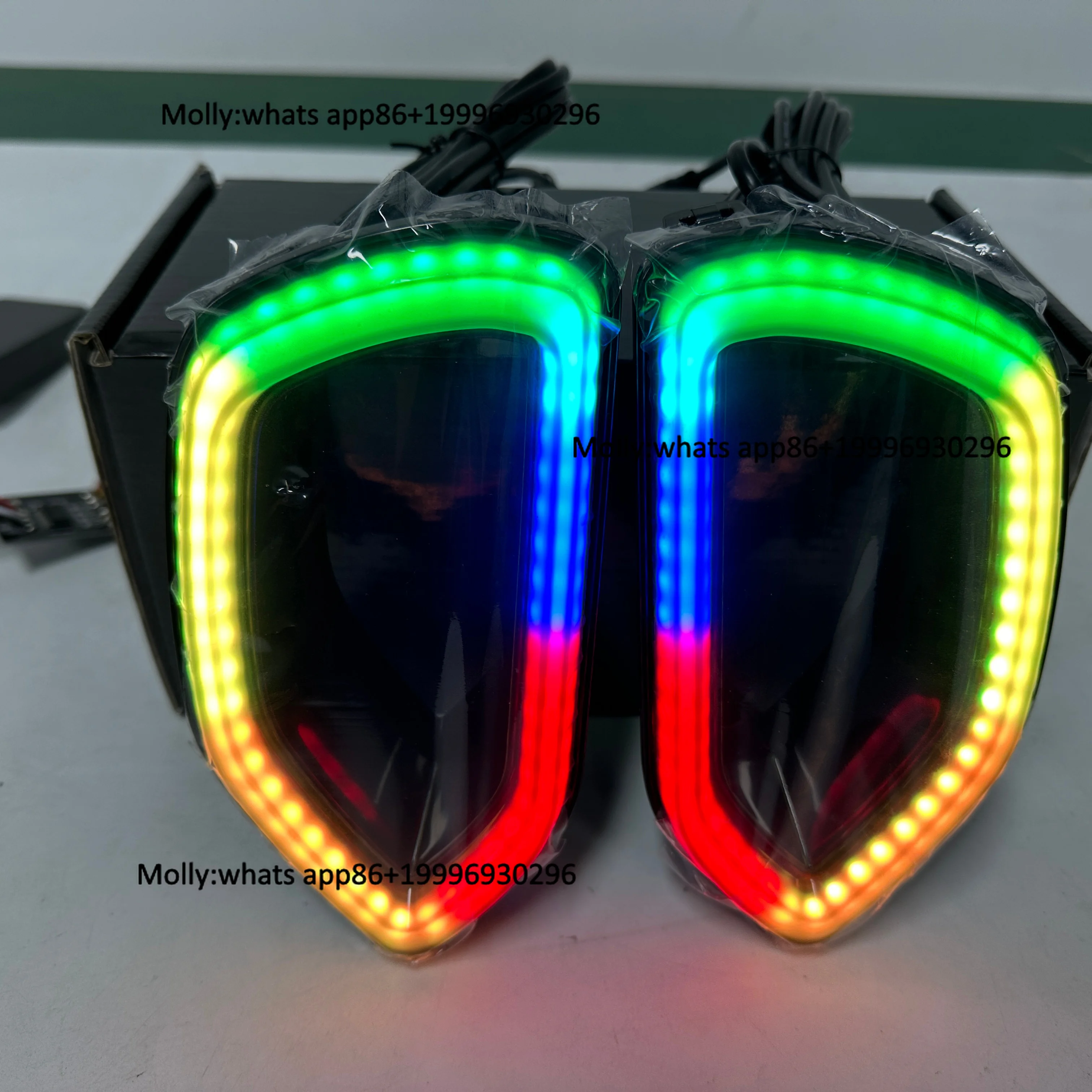 APP Control Controller SK6812 RGBW Waterproof Snorkel Halos for 2019+ for Dodge Charger Model Charger Condition New