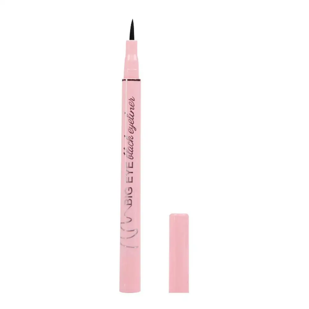 Czarny Eyeliner pióro na płynny szybkoschnący, trwały, odporny na pot, wodoodporny do oczu 1mm, uzupełniający Eyeliner do makijażu Ultra-fine Non-smu N8B5