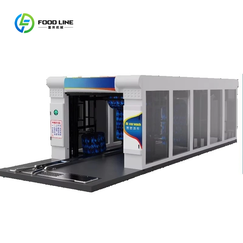 Customized Tunnel Type Automatic Outdoor Commercial Car Wash Machine Heavy Duty Tunnel Car Washing Equipment