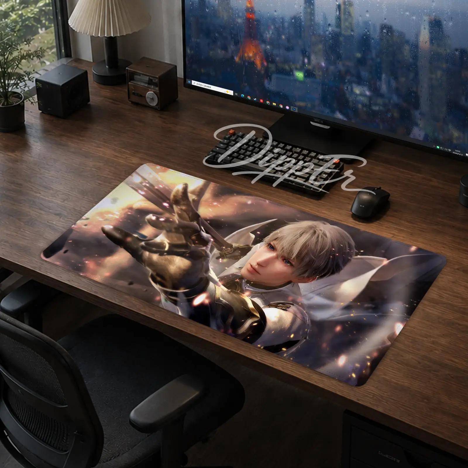 A-Love and Deepspace Mouse Pad Office Large Desk Mat Gaming Mousepad Rubber Bottom Non-Slip Cushion 900X400