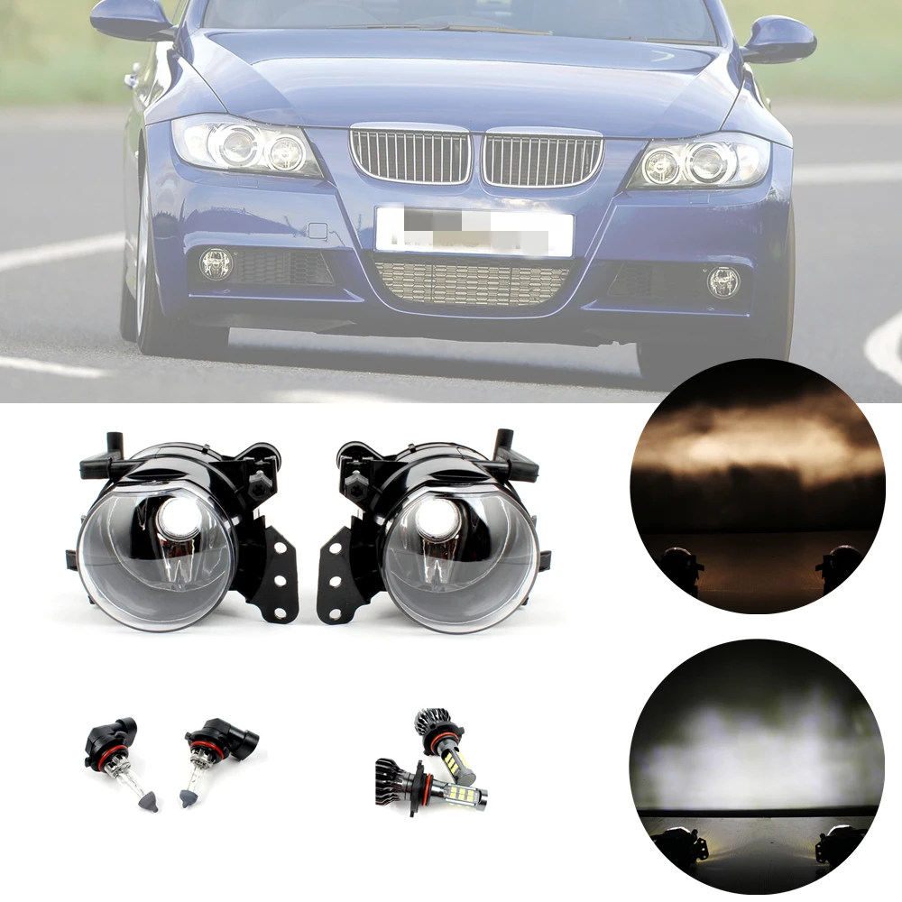 For BMW E90 Sedan/E91 Touring 323i 325Ci 325i 328i 328xi 330Ci 330i 335i 335xi 2005 2006 2007 2008 Front Fog Light Fog Lamp