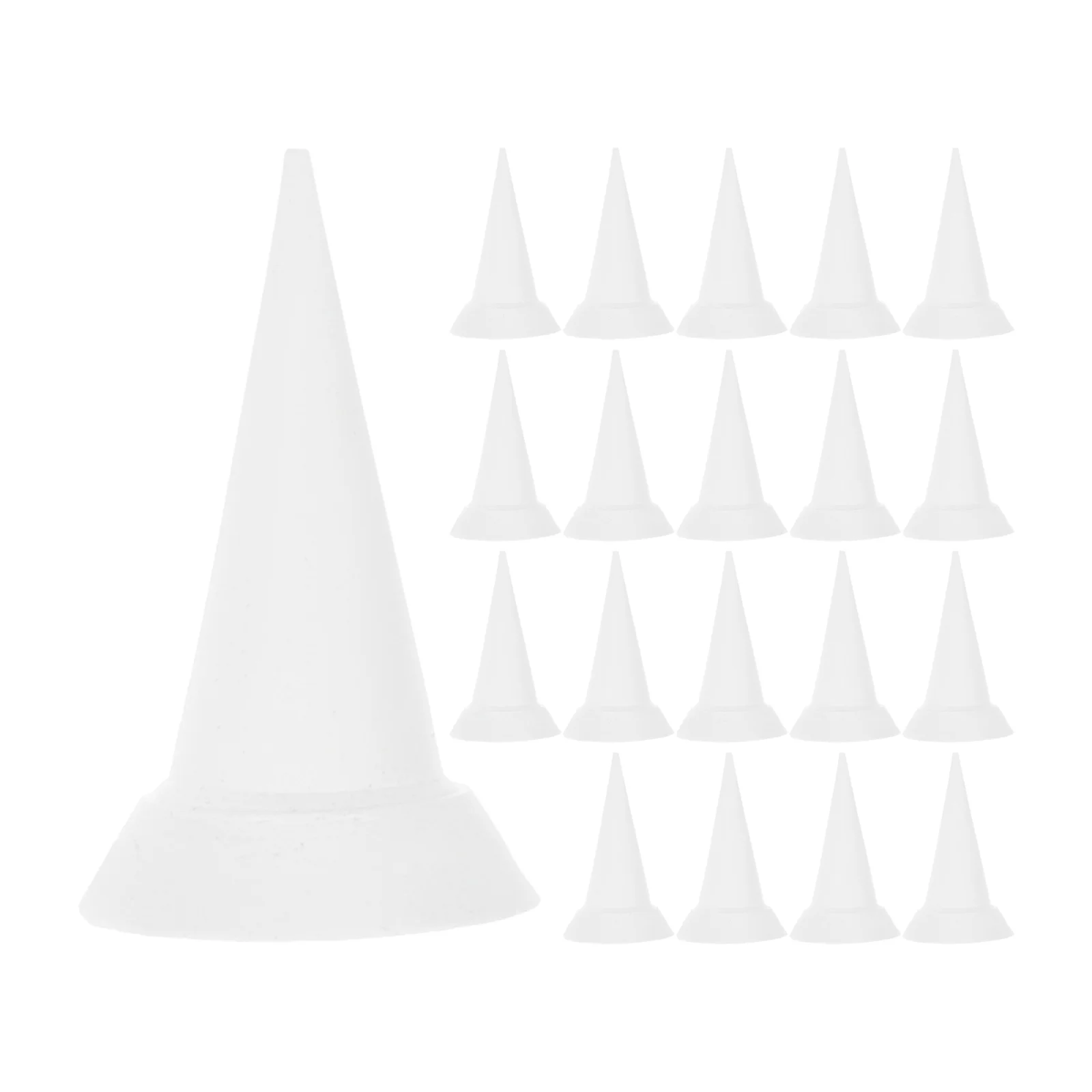 20 ชิ้นเตาเผาเครื่องปั้นดินเผาสนับสนุนเล็บเซรามิคทนไฟเจาะ Bits สําหรับเซรามิคดินอุปกรณ์เสริมกระเบื้องผู้ถือชั้นวางกรวย Conical