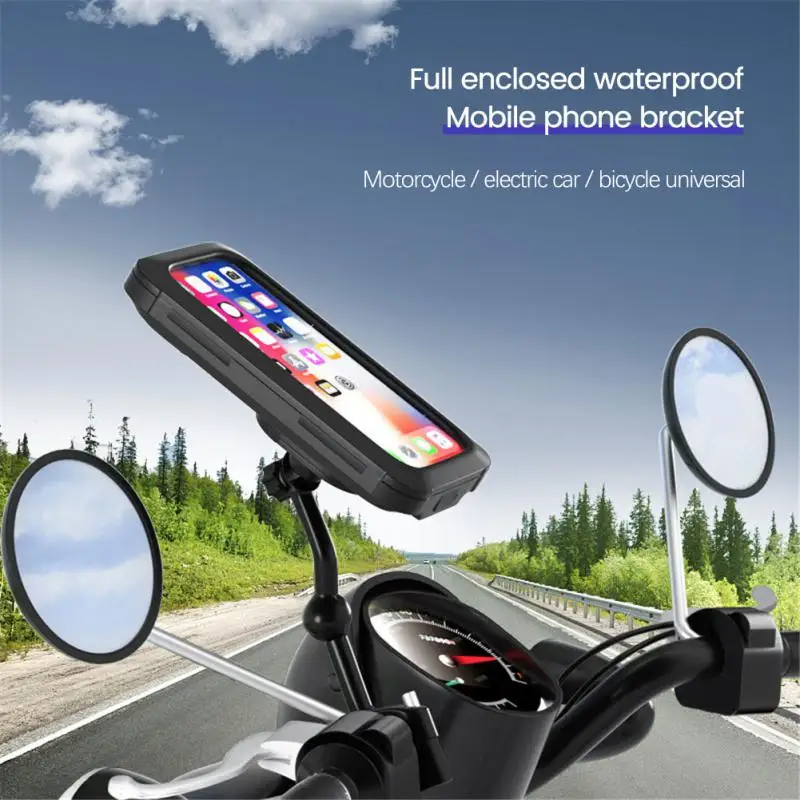 Navigation Bracket Black Shock Absorption Easy To Install Stable And Anti Shaking Simple Mobile Phone Bracket Widely Compatible