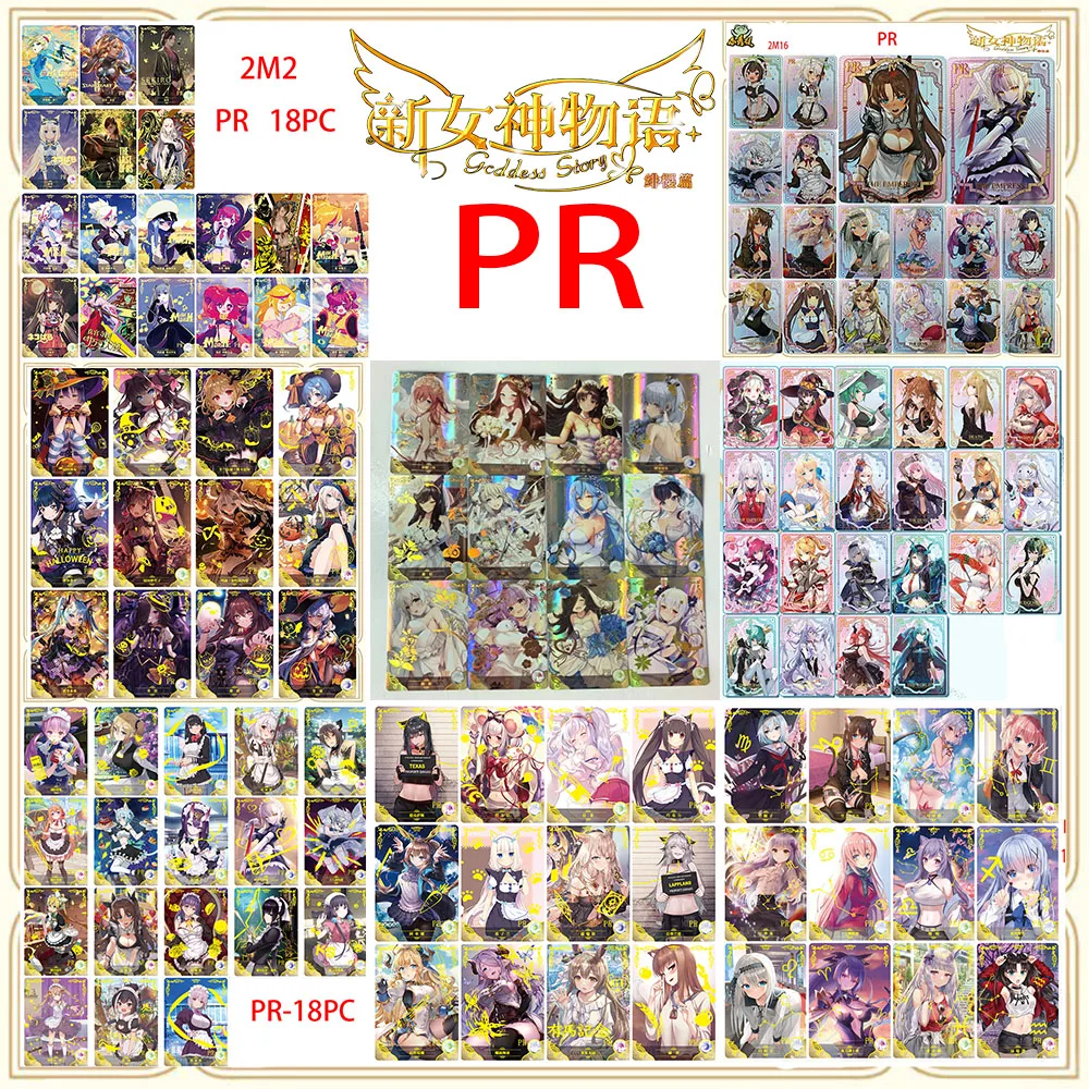 Anime Goddess Story 2M 5M 10M PR Collection Miku Yamato Game Model Toy Collectible Card Christmas Birthday Gift Big Winner Bag