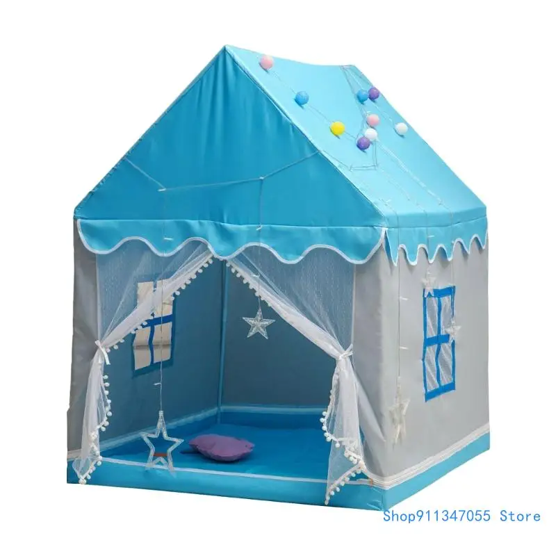 Draagbare Kinderen Tent Opvouwbare Kids Baby Speelhuis Grote Meisjes Roze Blauw Drop Shipping