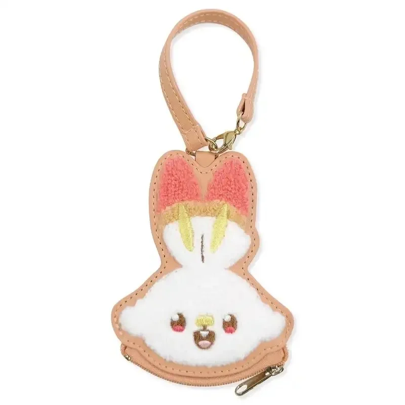 Täglicher tragbarer Aufbewahrungsbeutel Pokepeace Münzbörse Pikachu Piplup Rowlet Scorbunny Tandemaus Chenille PU-Leder Handgelenktasche für Fans – Detail 14