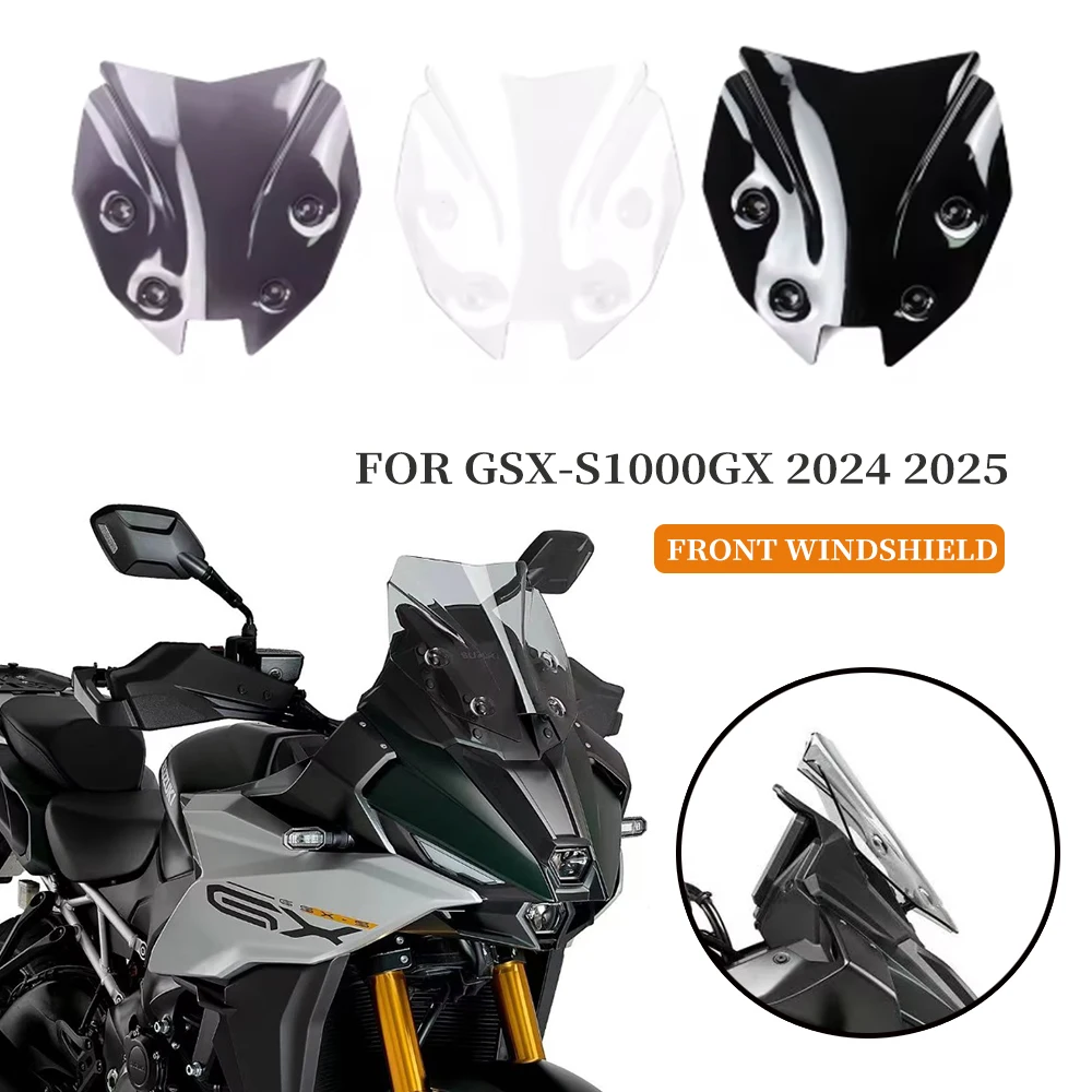 para-gsx-s1000gx-2024-2025-nuevos-accesorios-para-motocicleta-deflector-de-parabrisas-delantero-extension-de-aleron-gris-negro-transparente