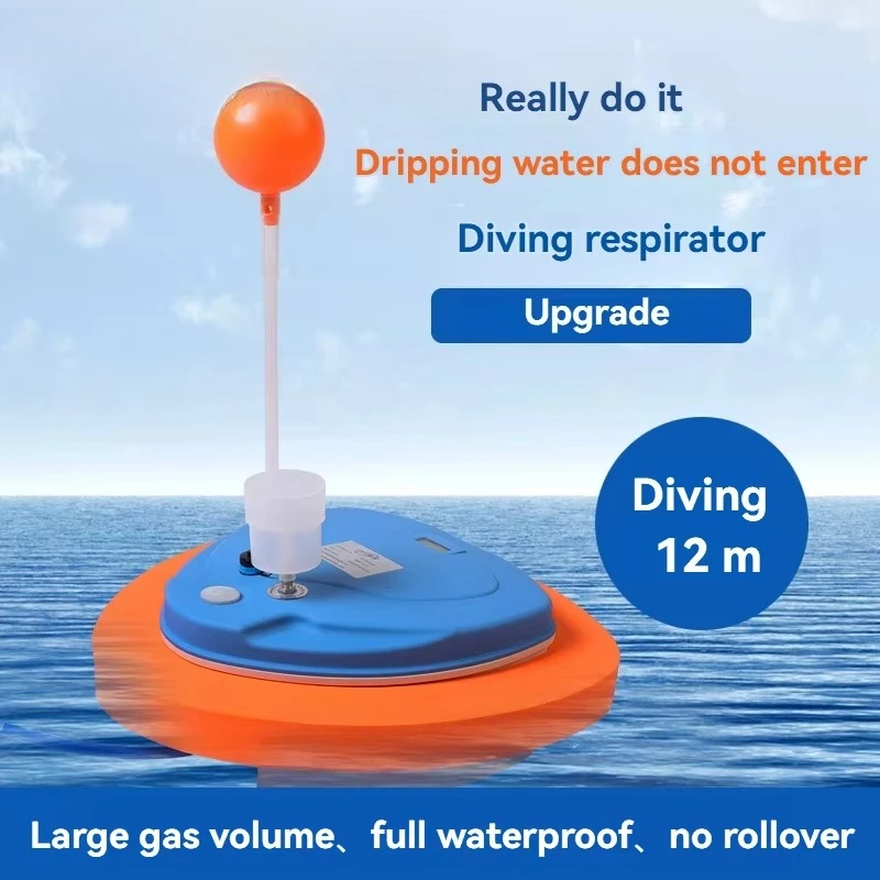 Scuba Diving Snorkel Equipment Trap Mobile Support Deepest To12M Time 3.5-5H Underwater Snorkel