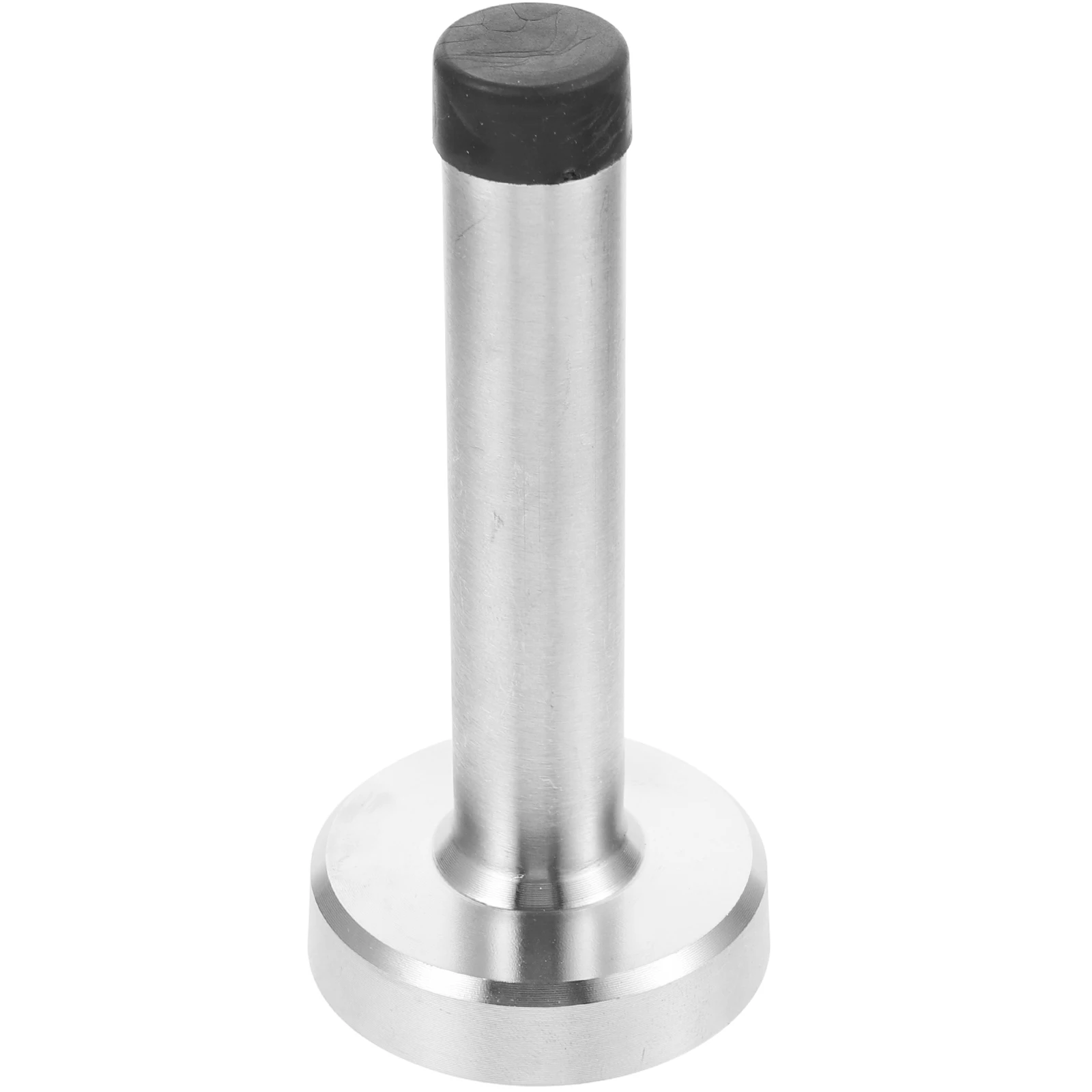 

9.5cm Floor Mounted Door Stopper Strong Adhesive Stainless Steel Rubber Stopper for Indoor Outdoor Wall Floor Protection