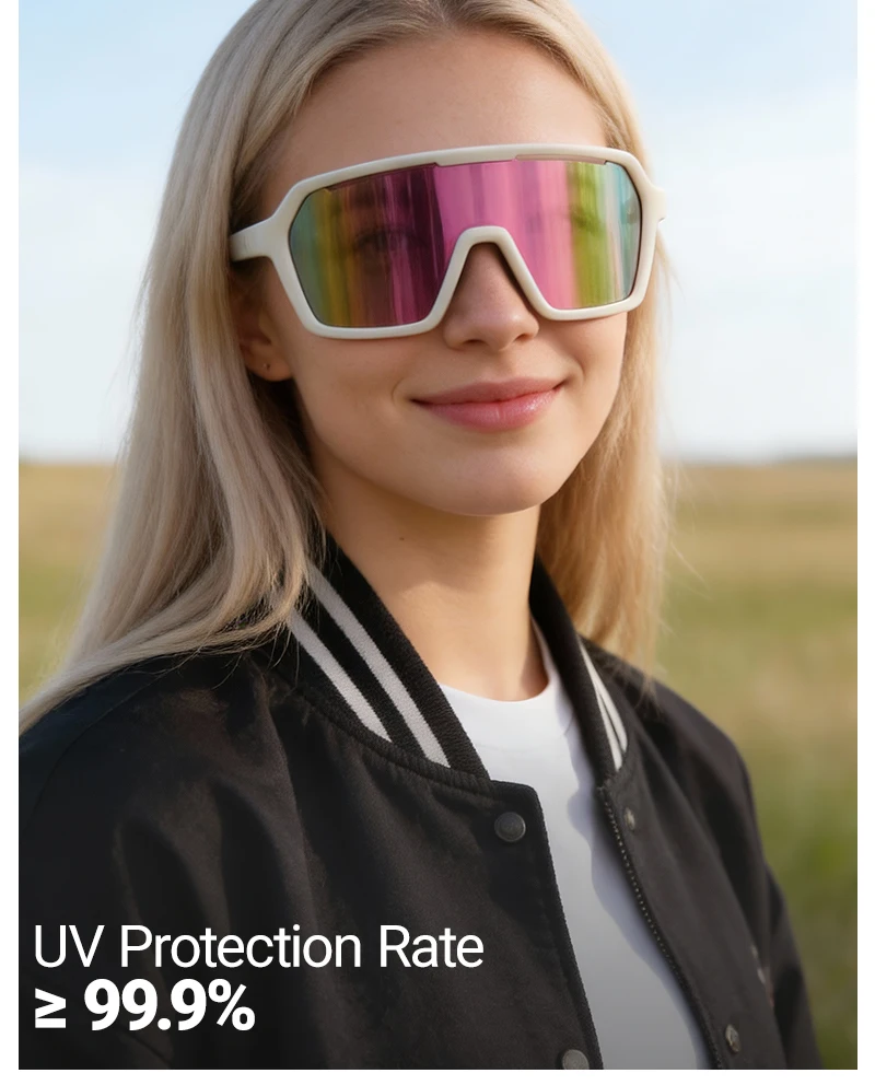 SCVCN Photochrome Sonnenbrille für Herren, Fahrradbrille, UV400n, Damen-Fahrbrille, MTB, Rennrad, Sport, Wandern, Eyewear, Laufen – Detail 10