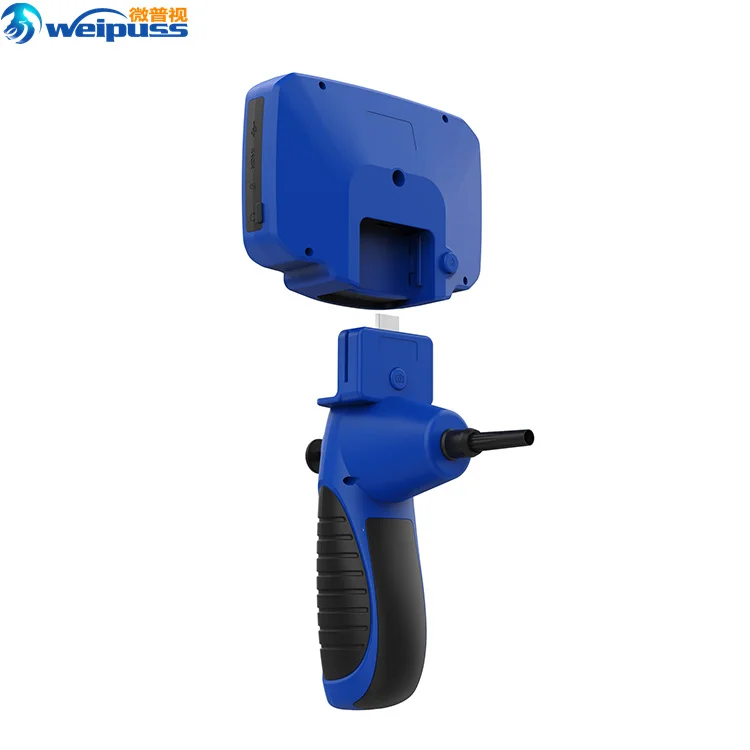 4 Way Video Endoscope Pipe Inspection Camera 5 Inch Dual Lens Industrial High Definition 360 Degree Borescope Endoscope Camera