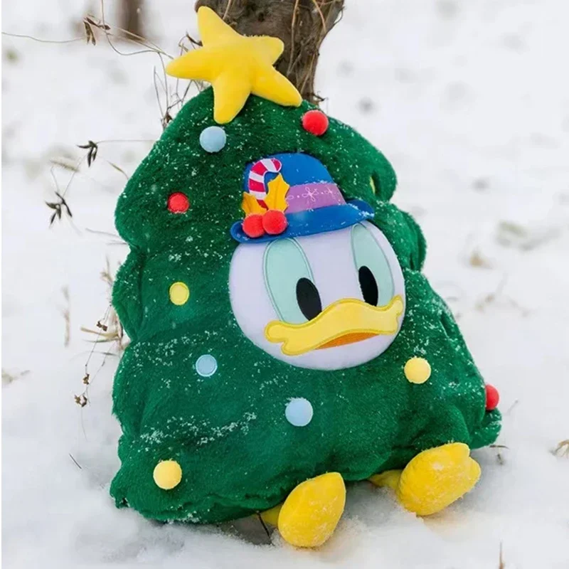 55 ซม.Disney คริสต์มาส Donald เป็ดรูปการ์ตูนตุ๊กตา Soft Plush ตุ๊กตาของเล่นน่ารักโยนหมอนคอลเลกชันเด็กของขวัญวันเกิด