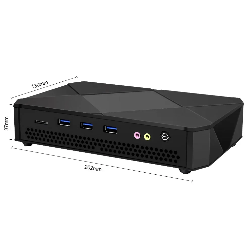 Mini PC Gamer Nuc AMD Ry-zen 9 5900HX Core i9 11900H Computador de mesa Dual Ram Dual NVMe 3x4K PC para jogos HTPC WiFi6