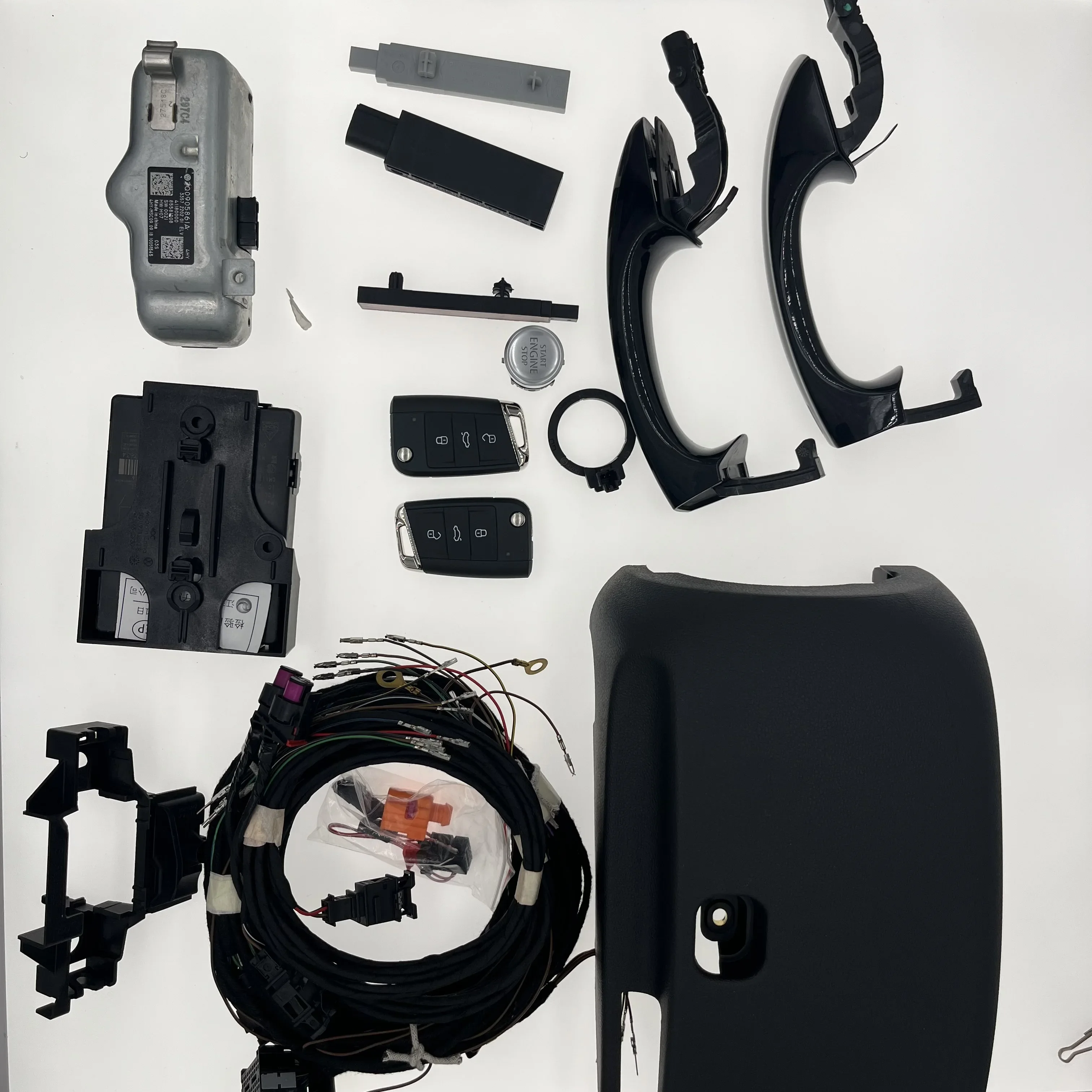 

Keyless Entry Kessy Door Handle System with One-Button Start for Volkswagen Golf 7 MK7.5 Car Engine Start System