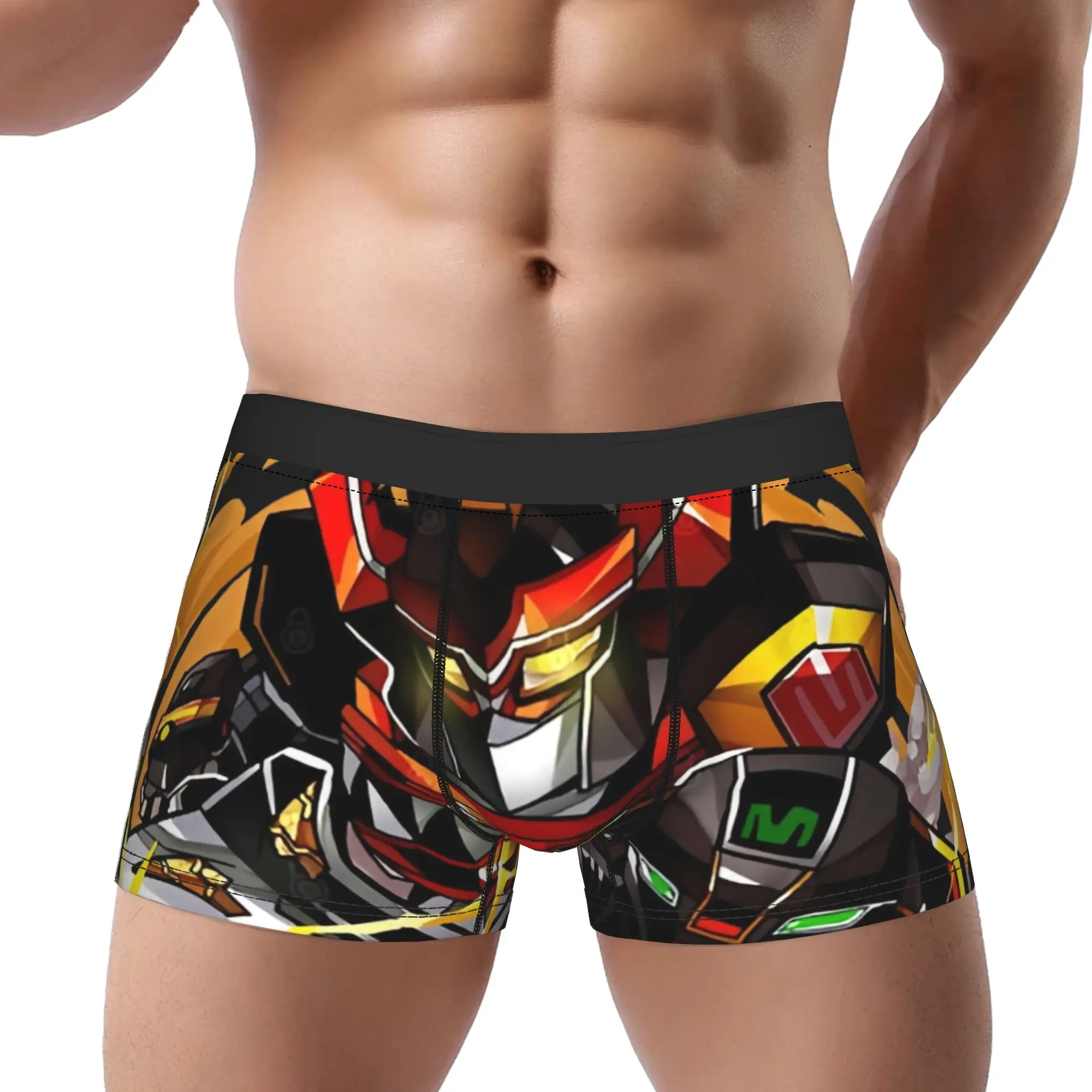 Calzoncillos Boxer Bandai Another Dinosaur Robot, calzoncillos transpirables, ropa interior para hombre, pantalones cortos sexys, calzoncillos tipo bóxer