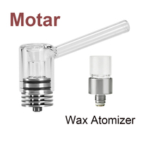 Motar Glass Atomizer Wax Concentrate Quartz Coil Heating Tank For 510 Thread Mod