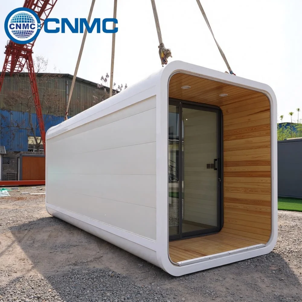 Apple Cabin Portable Prefabricated House Waterproof Soundproof Mobile Tiny Home For Hotel Homestay Camping And Daily Living Use
