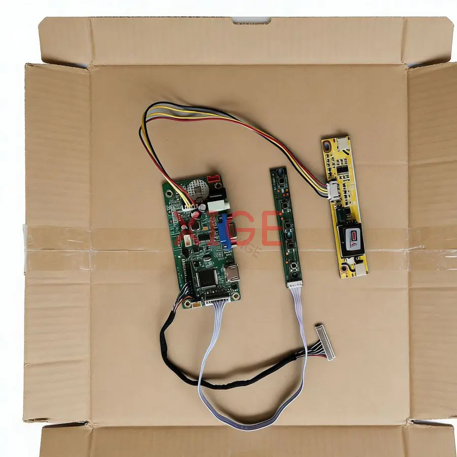 

For M156XW01 M156B1 HT156WX1 TMS156WX1 LCD Display Drive Controller Board Kit DIY 1366*768 30 Pin LVDS VGA+HDMI 2-CCFL 1366x768