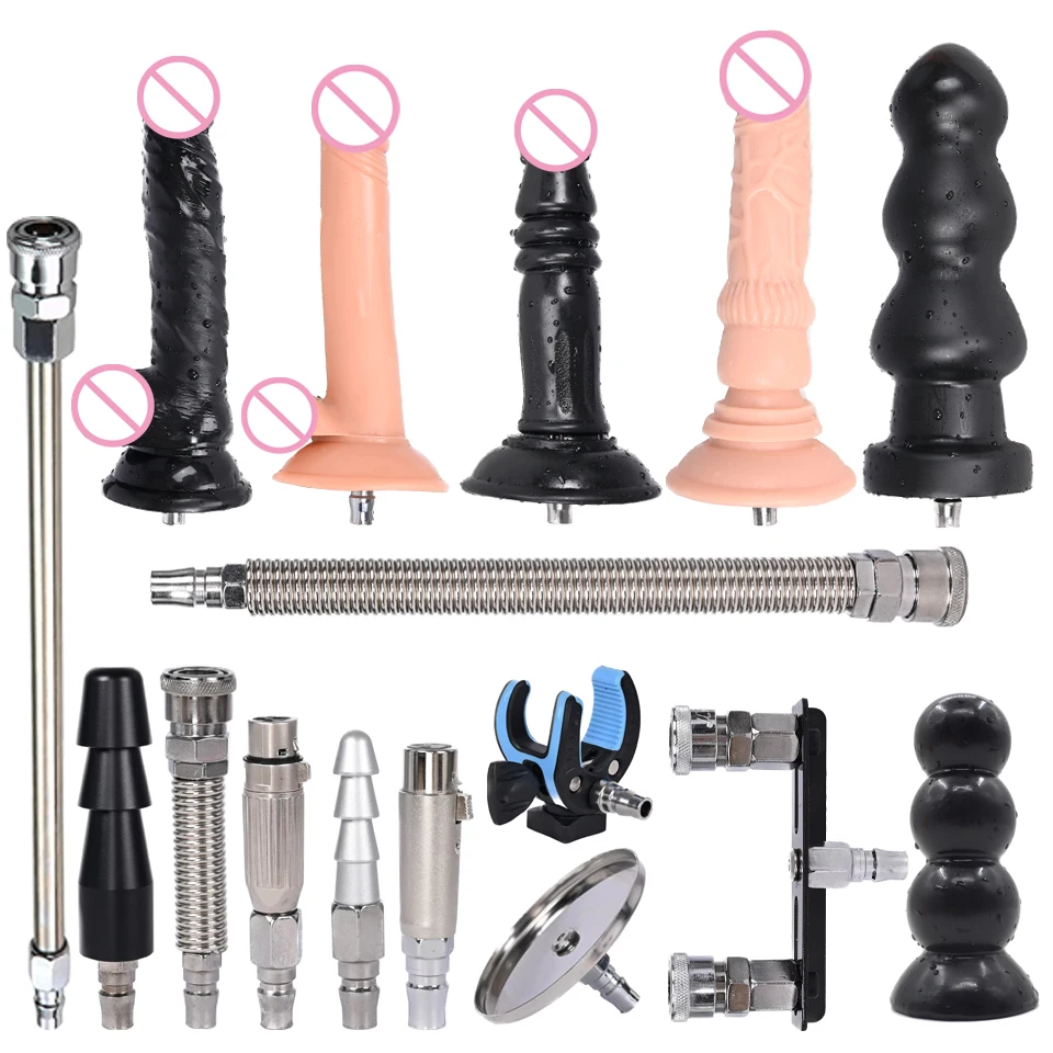 ROUGH BEAST Sex Machine Dildo Attachments for Vac-U-Lock Masturbation Machine Quick Plug Anal Accessories Women and Men Sex Toys