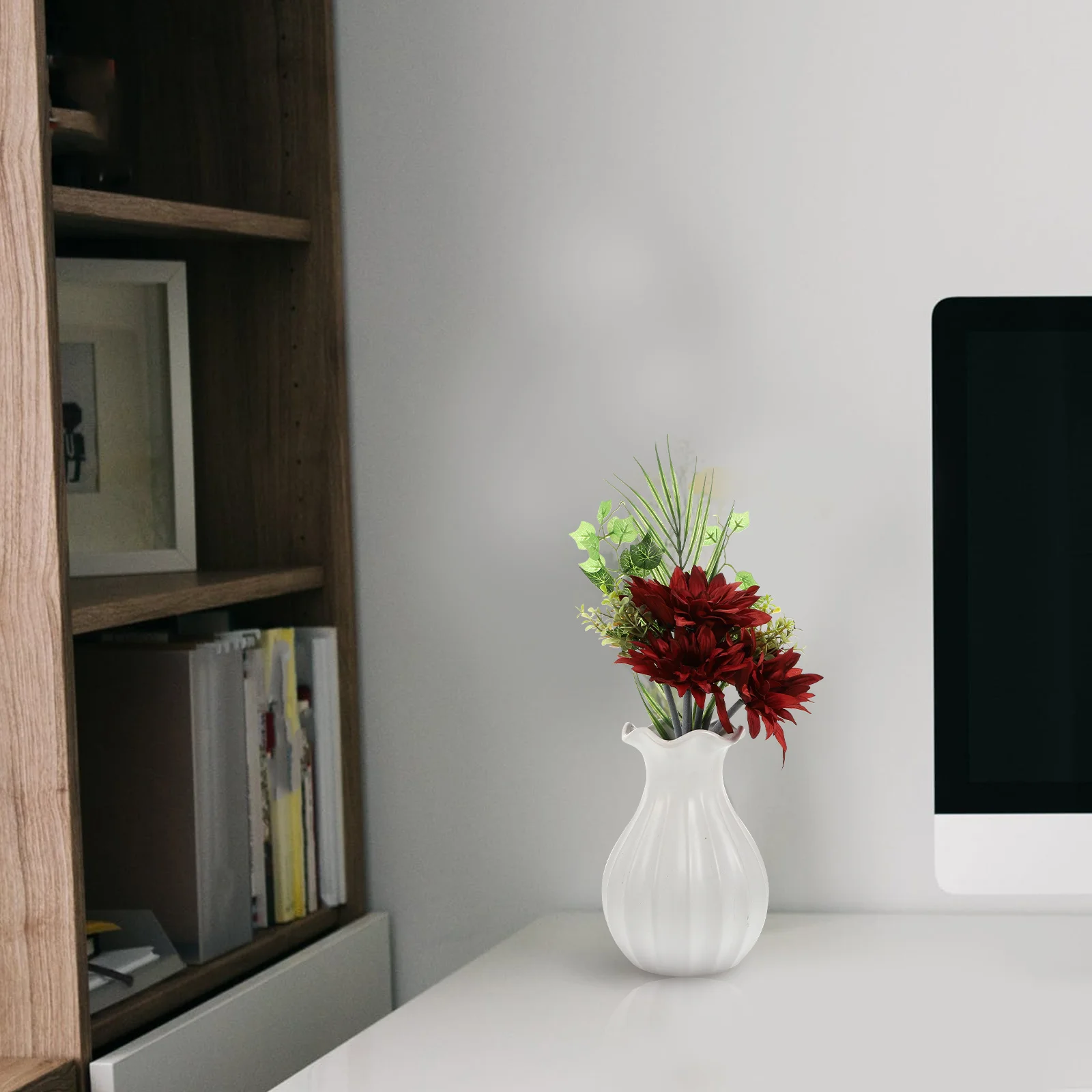 

Artificial Bouquet Flower Fake Floral Flowers for Decoration Simulation Stems Prom