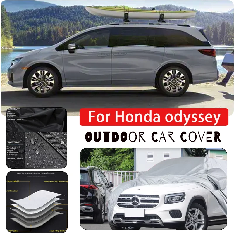 For Honda odyssey Outdoor Protection Full Car Covers Snow Cover Sunshade Waterproof Dustproof Exterior Car cover protection