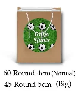 Football Pitch Personalised Water Bottle Labels Wine Candy Wrapper Bag Box Stickers Anniversaire Baby Shower Birthday Decor