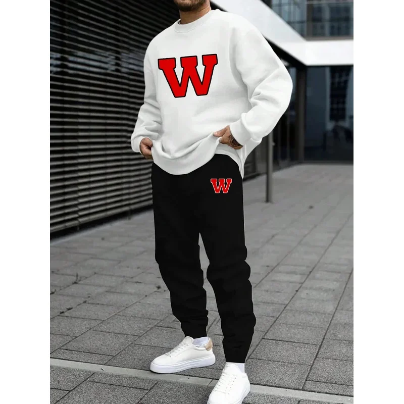 

Daily Casual Autumn Winter Fashion Single Sweatshirts Sweatpants Men Sports Men's Tracksuit Hoodies Comfort Simplicity Outdoor