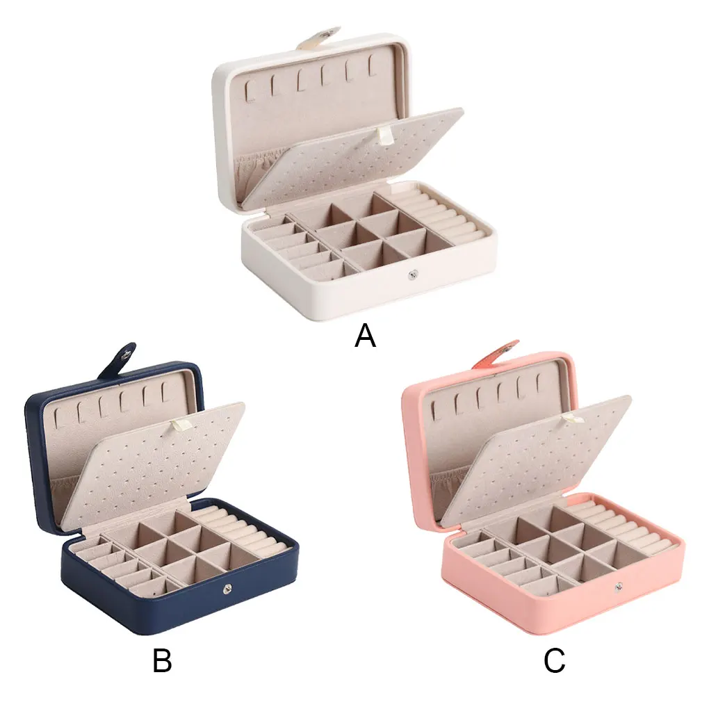 Jewellery Box Waterproof Jewelry Storage Case Earrings Organizer Travelling