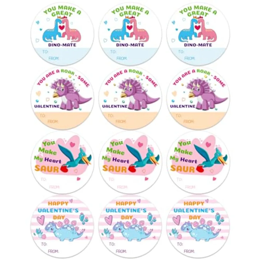 

Наклейки на День святого Валентина - Подарочные наклейки на День святого Валентина - Этикетки на День святого Валентина Наклейки для - Динозавр Наклейки на День святого Валентина Лаборатория