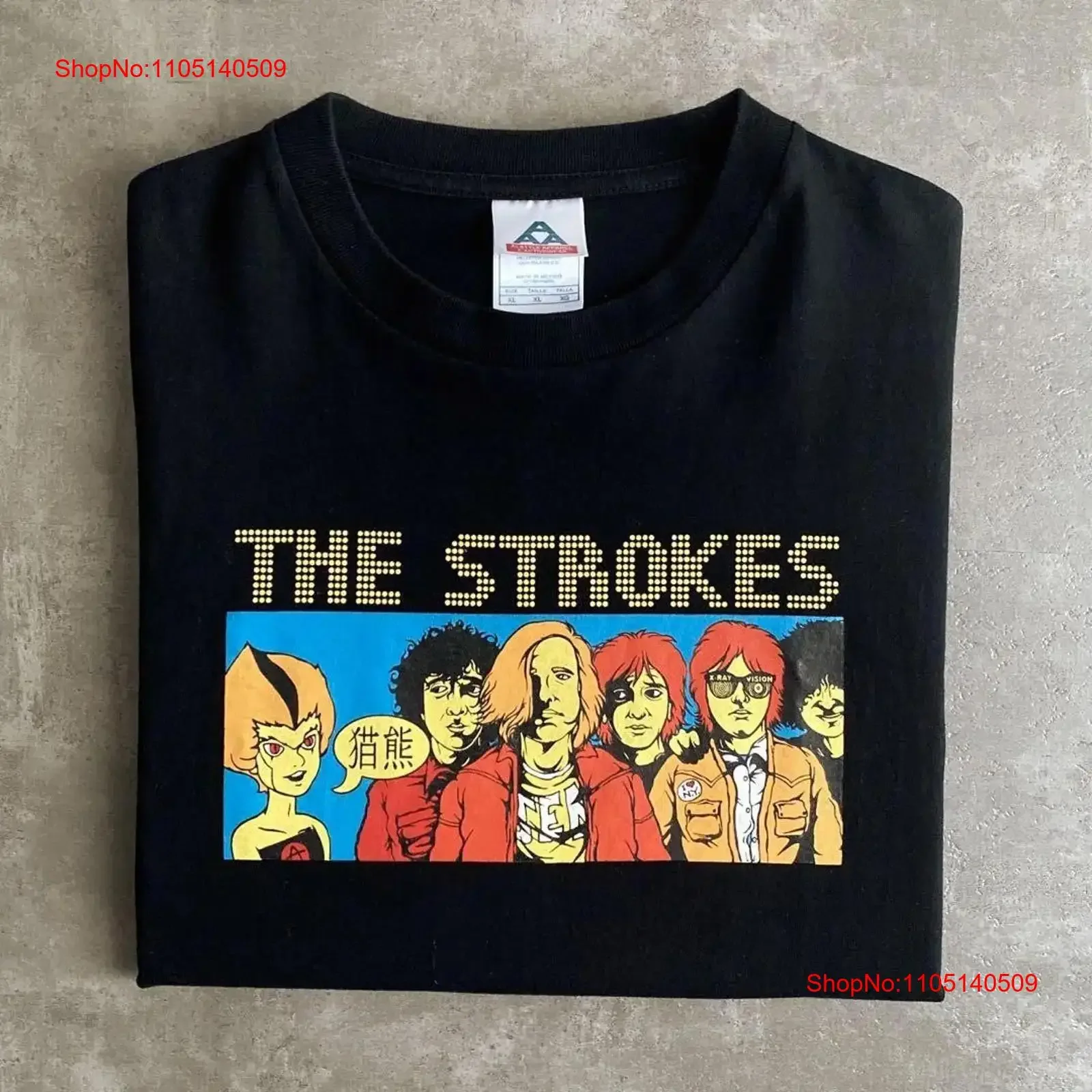 

Специальная промо-футболка 00-х годов THE STROKES, черная, XL, доставка из Японии, винтажная, слегка, удобная, дышащая, растянутая
