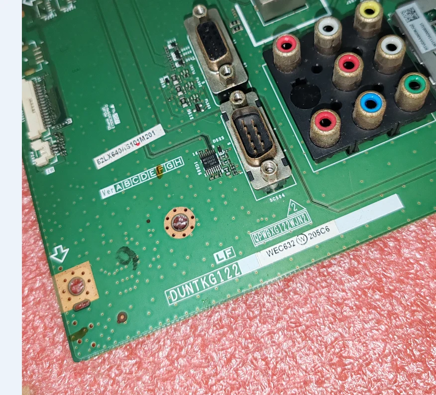 Placa base de TV QPWBXG122WJN2 DUNTKG122 52LX640, foto física bien probada