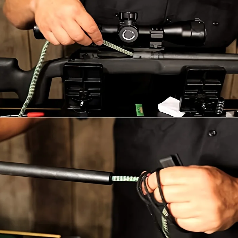 أداة تنظيف ثقوب بندقية الصيد ، أداة تنظيف بندقية ، عيار ماسورة بندقية ، حبل ثعبان ، ثعبان. 22 ، Cal.223 ، Cal.38 Cal ،--