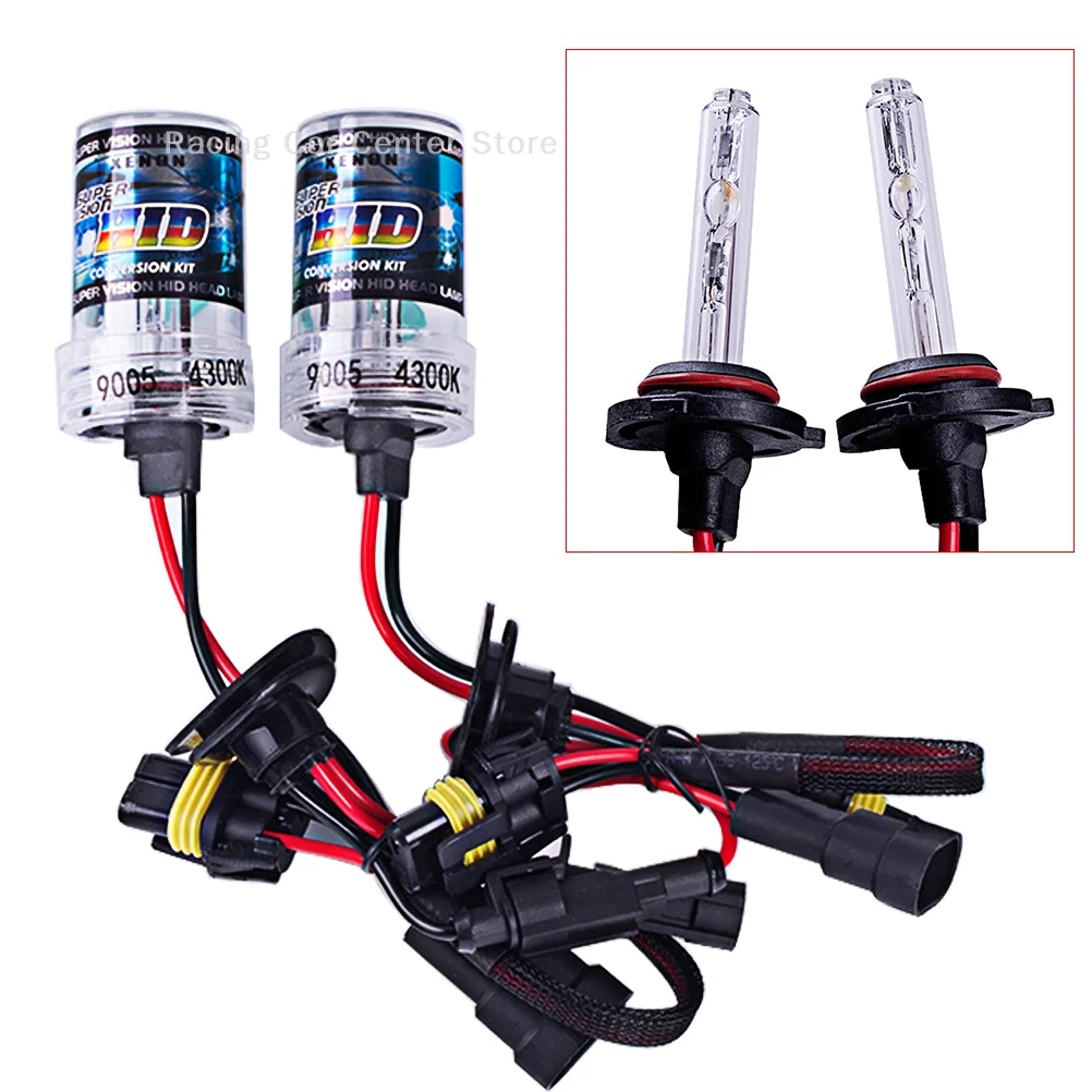 2Pcs Hid Xenon Kit Bulb 35W 4300K 6000K H1 H7 9005 Car Styling Light