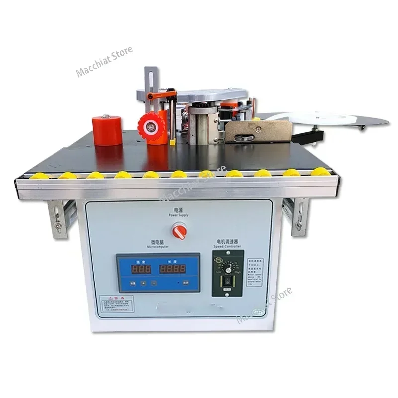 1200W Original Adjustable Speed, Wood Portable Edge Banding Machine for MDF/further with Tray and Cut for Edge Bander  Automatic