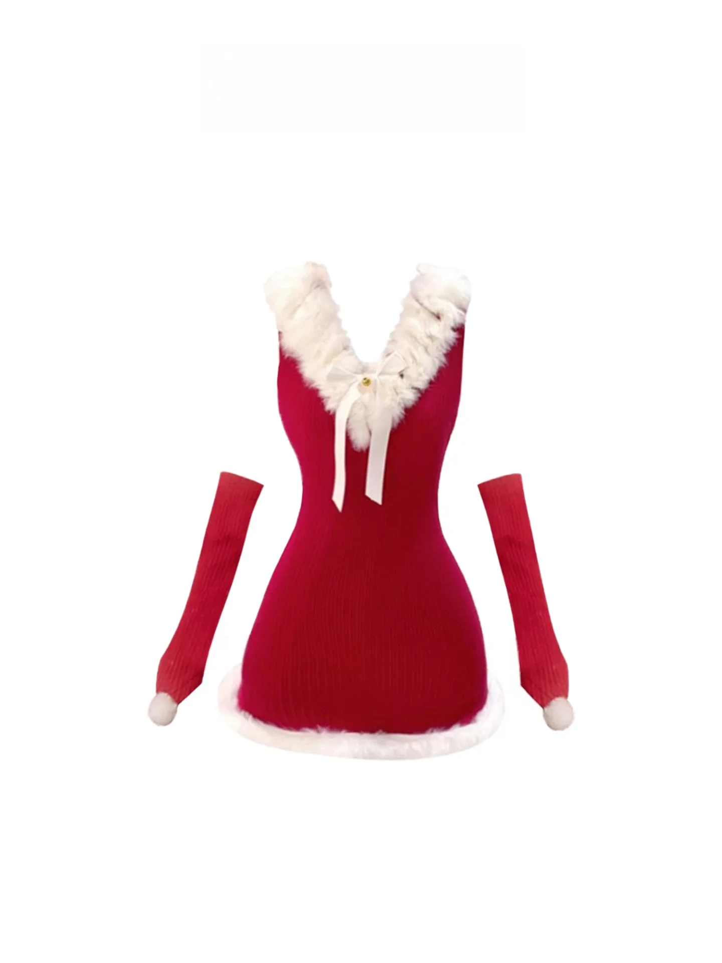 

Ele Plu Patchwork ort Dr Women's Autumn Winter Rabbit Girl Cisas Theme Bodycon Skirt Sexy Chic plus Size Dr