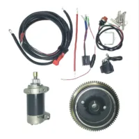 Electric Starter Kit for YAMAHA F9.9HMH1 F9.9HMH 9.9 HP 4 Stroke 6CAK with Flywheel