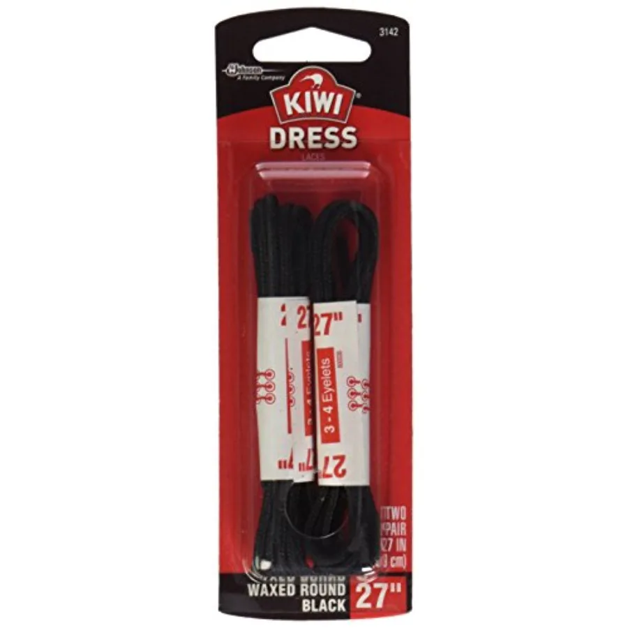 

Шнурки для обуви 27 восковые черные 1 карат