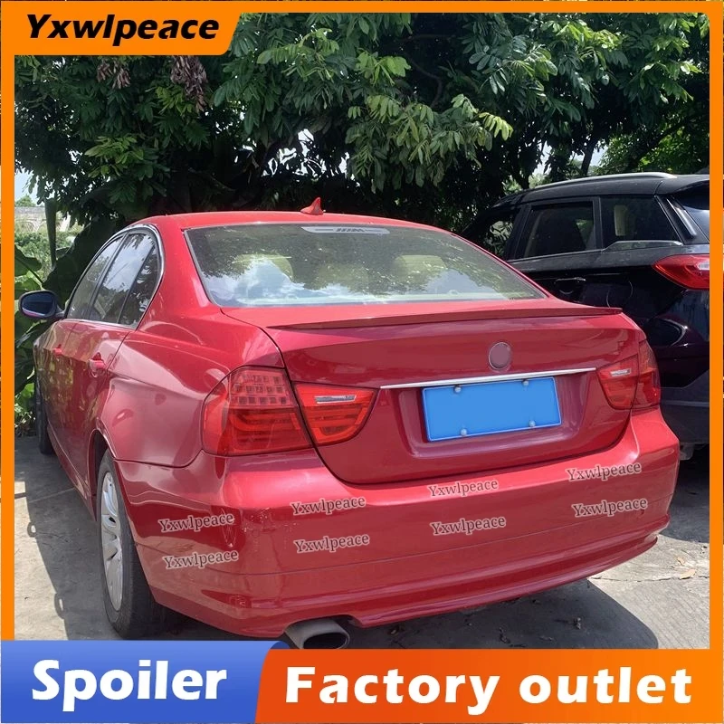 

For BMW 3 Series E90 2005 2006 2007 2008 2009 2010 2011 ABS Plastic Unpainted Color Car Rear Wing Trim Trunk Spoiler Trunk Lip