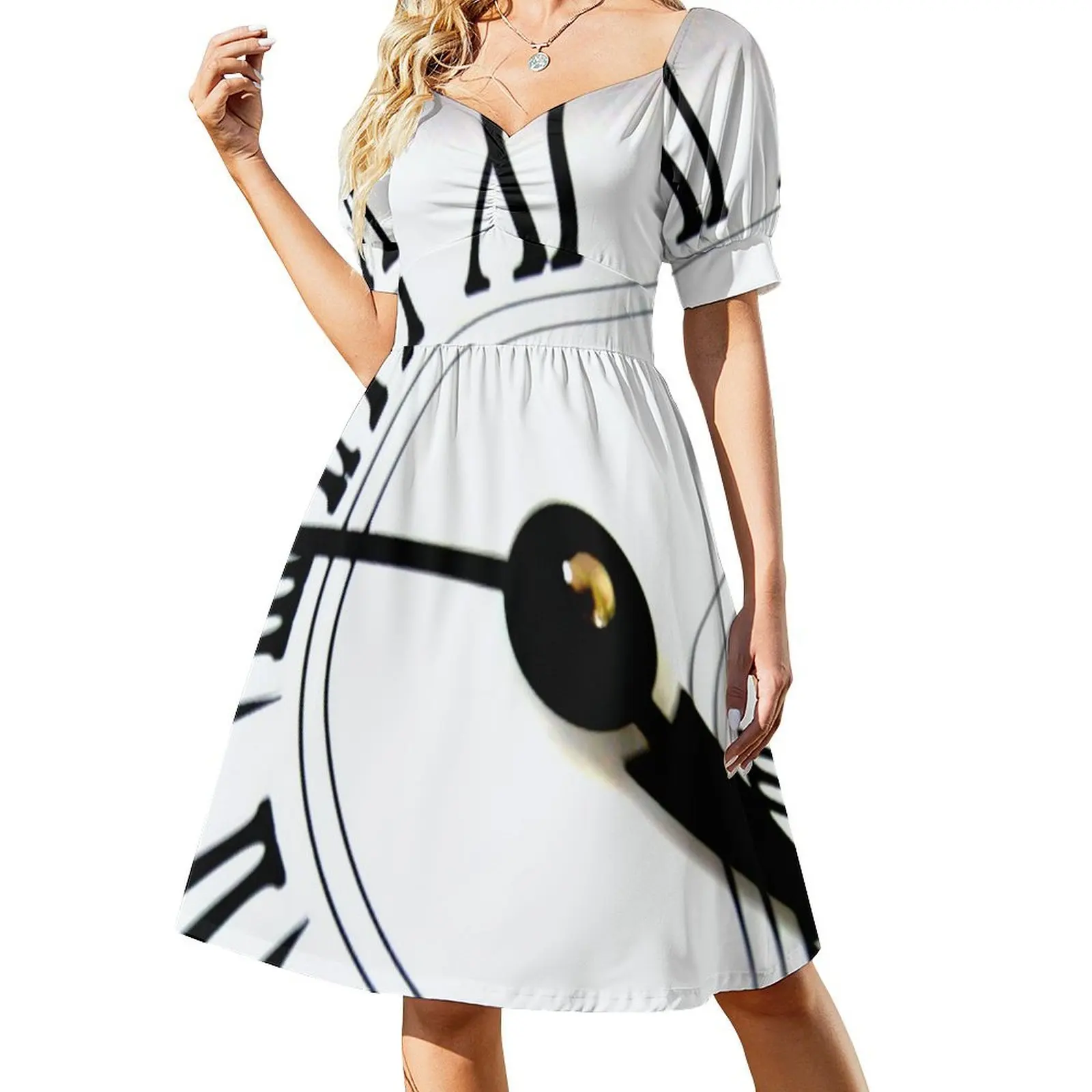 

Dali Melting Clock Short Sleeved Dress festival outfit women Dress