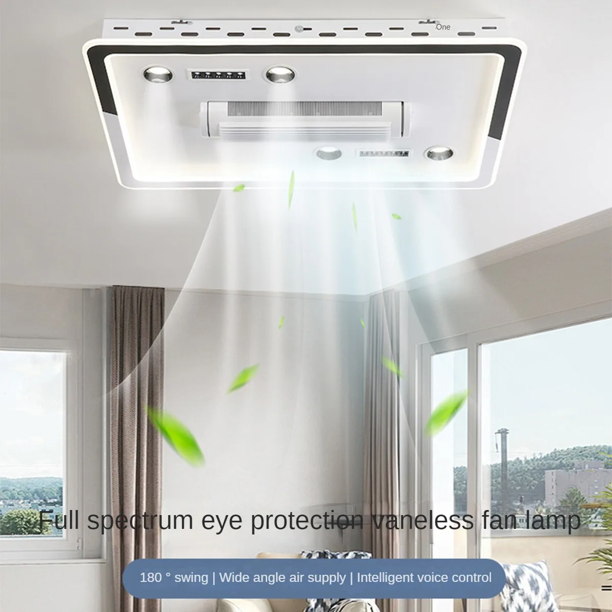 moderno led teto fan light protecao para os olhos full spectrum led chip controle remoto sala quarto 01