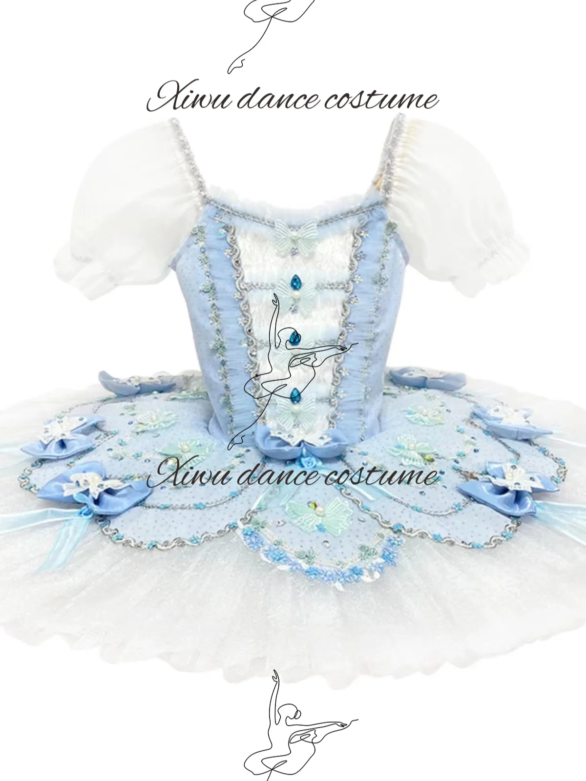 Professional high-quality custom-size ballet performance ballet costume high-end competition ballet dress