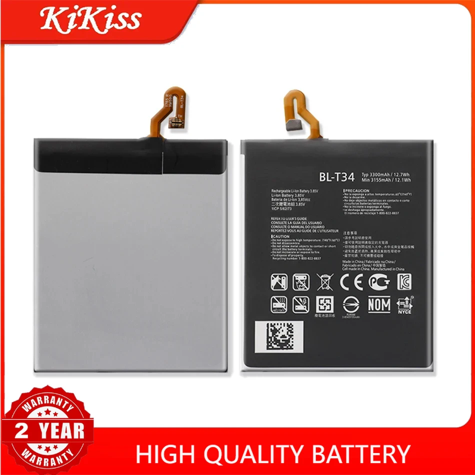 BL-T34 BL T34 3155mAh Replacement Battery For LG V30 V30+ V30A H930 H932 LS998 BL T34 Mobile Phone Bateria + Free Tools